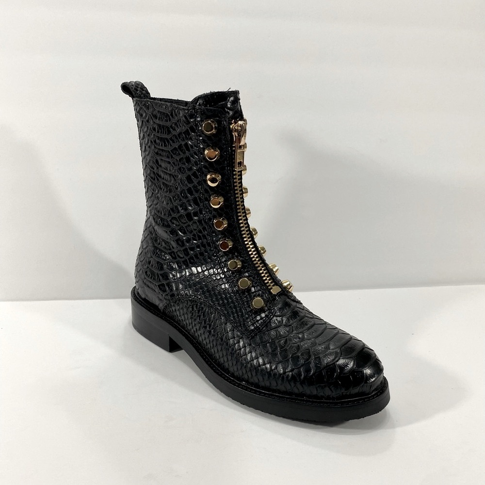 New Jeffrey Campbell Tonette Studded Zip Boot - Picture 4 of 15